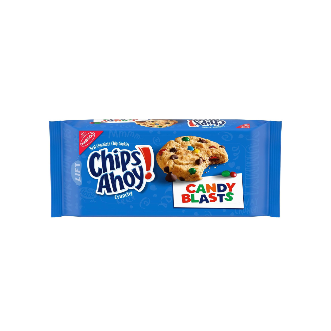 Chips Ahoy Candy Blasts Chocolate Chip Cookies Pouch, 351 g