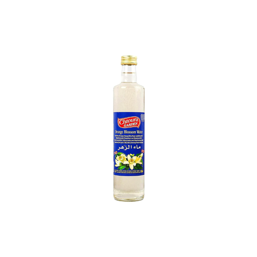 Chtoura Garden, Orange Blossom Water, 500 ml, Blue