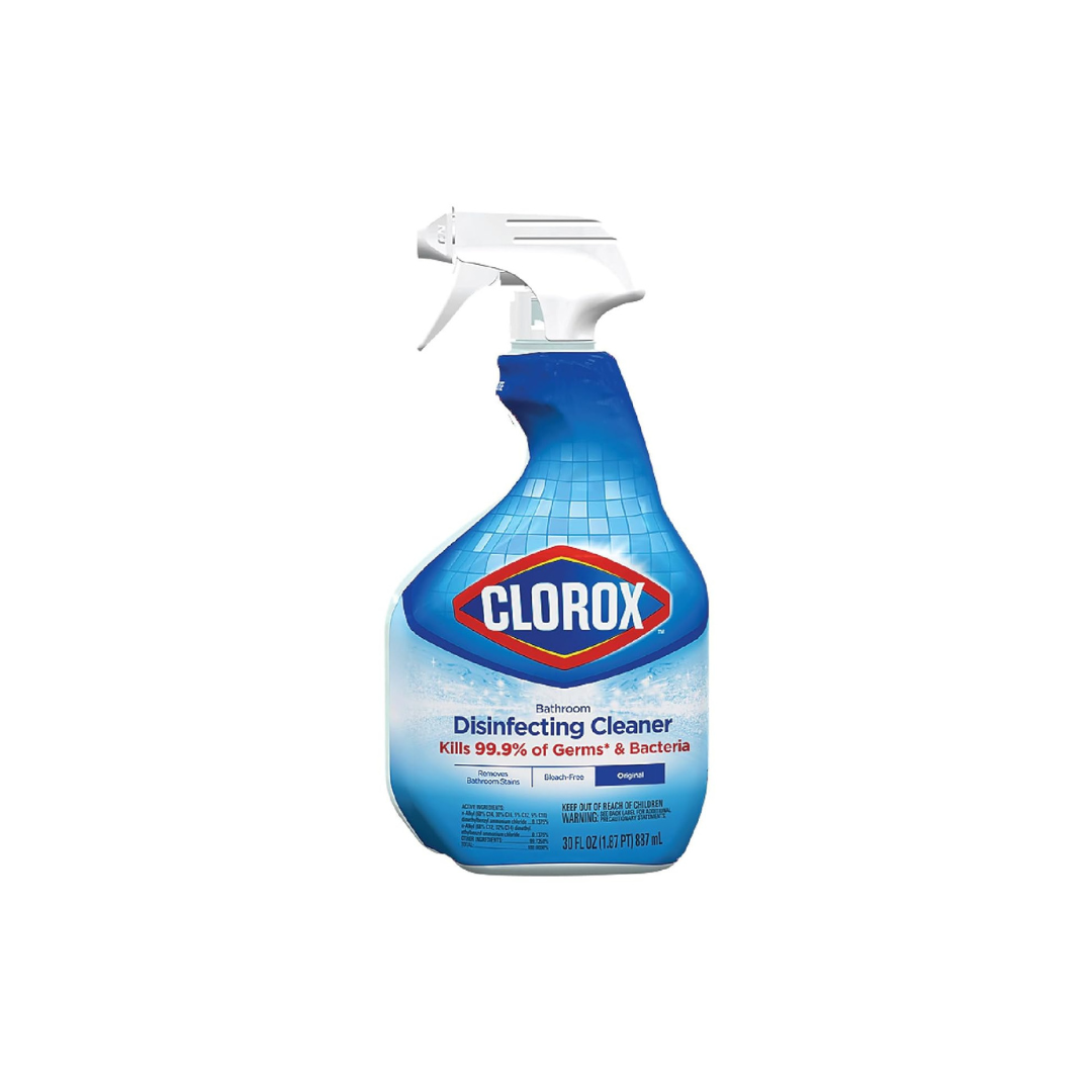 Clorox Disinfecting Bathroom Cleaner Spray, 887 ml (Imported)
