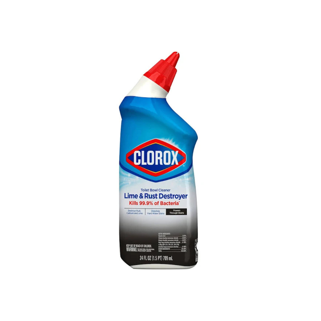 Clorox Toilet Bowl Cleaner Lime & Rust Destroyer, 709ml (Imported)