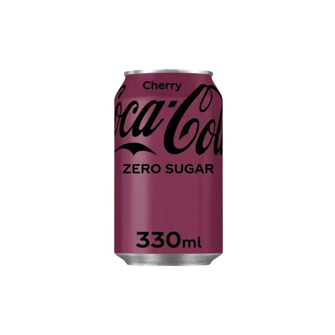Coca-Cola Zero Sugar Cherry 330ml imported can