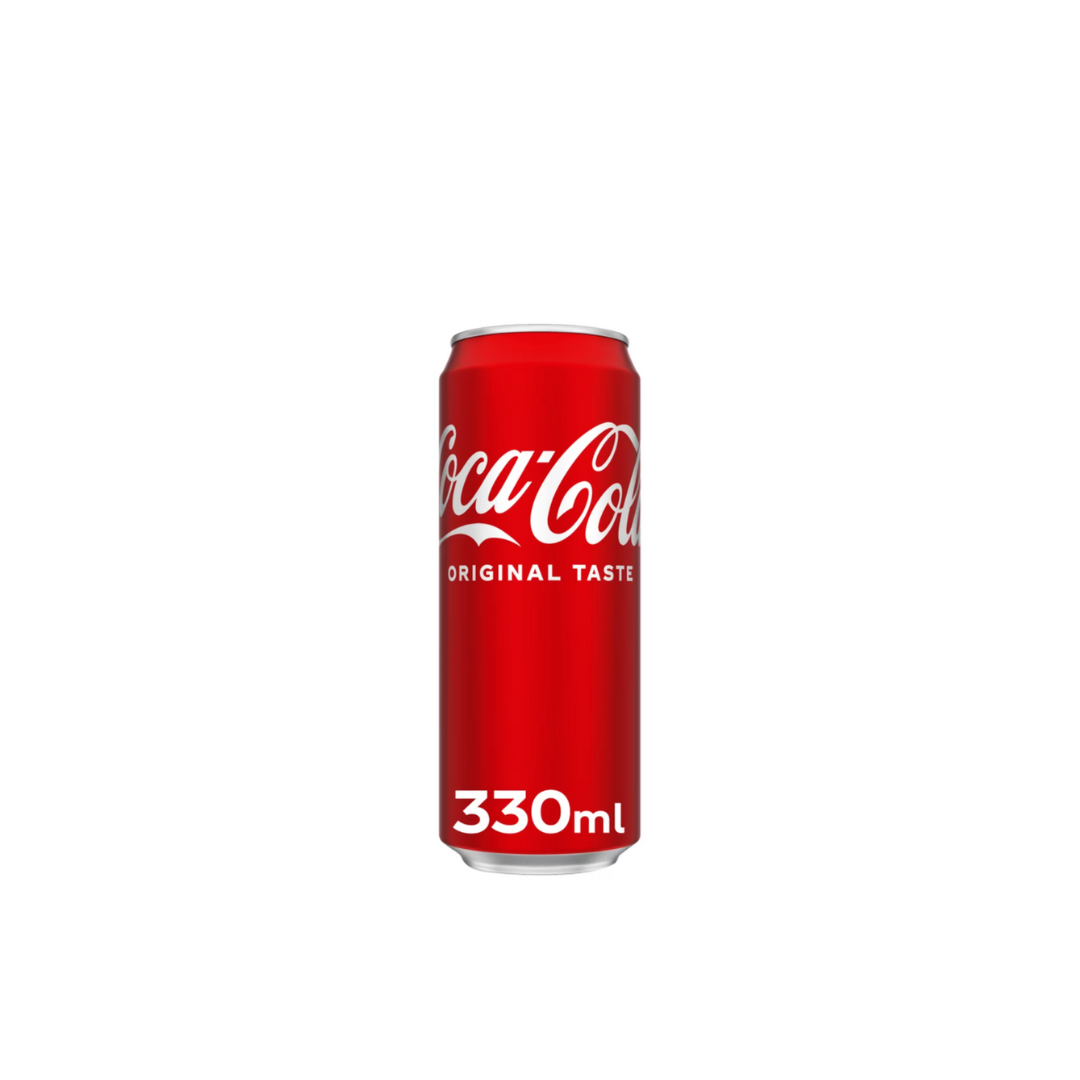 Coca-Cola Original Soft Drink Can 330ml (From UAE)