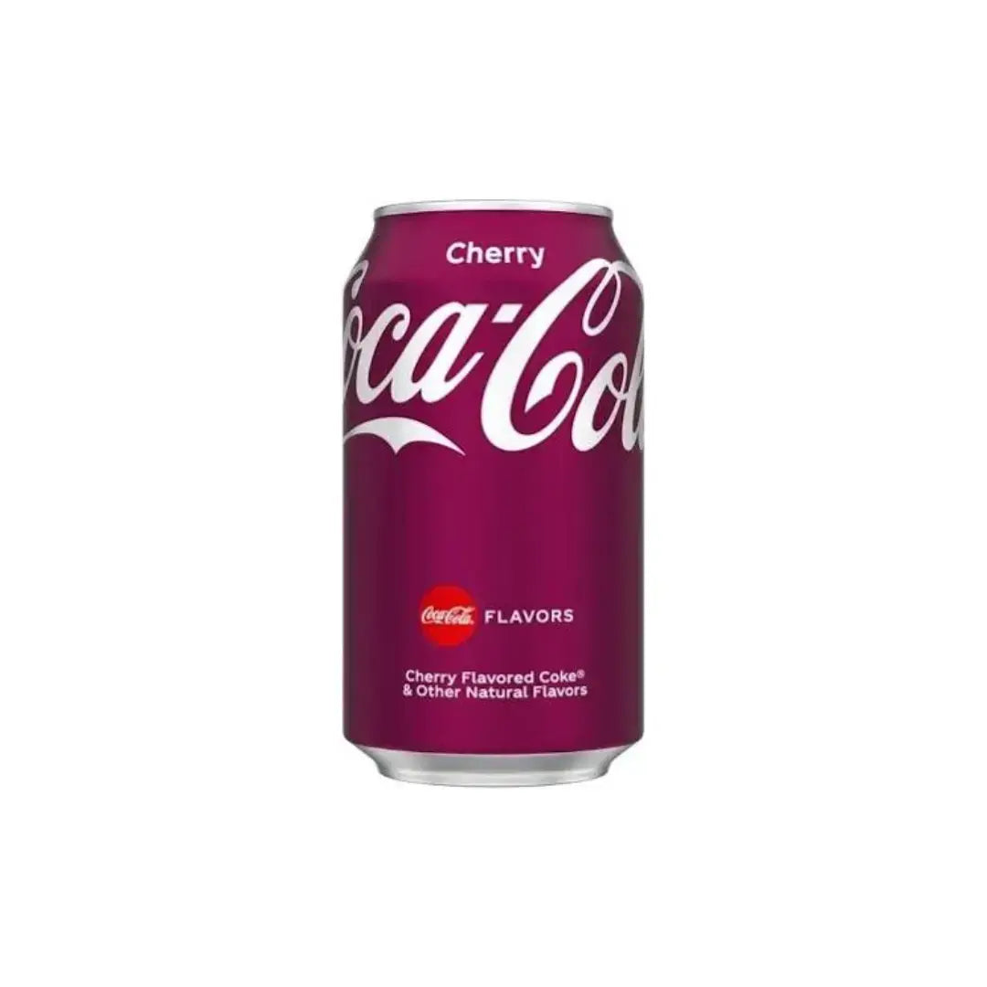 Coca cola cherry 330ml soft drink can