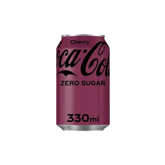 Coca Cola Cherry Zero Sugar Drink Imported 330ml