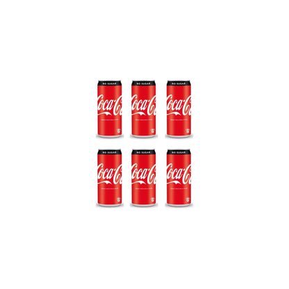 Coca Cola Zero Sugar Soft Drink Can 330ml
