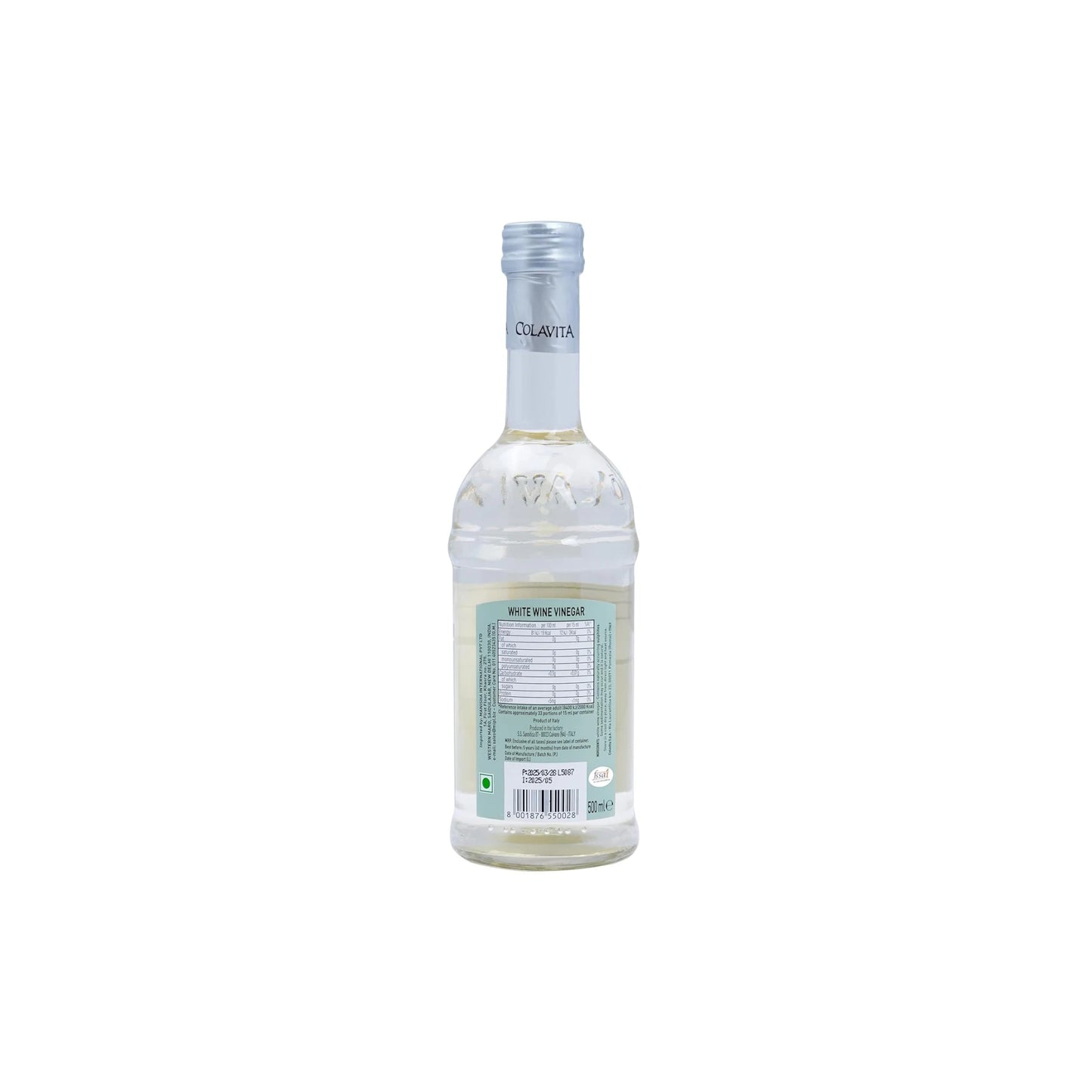 Premium Italian White Wine Vinegar for salad dressing