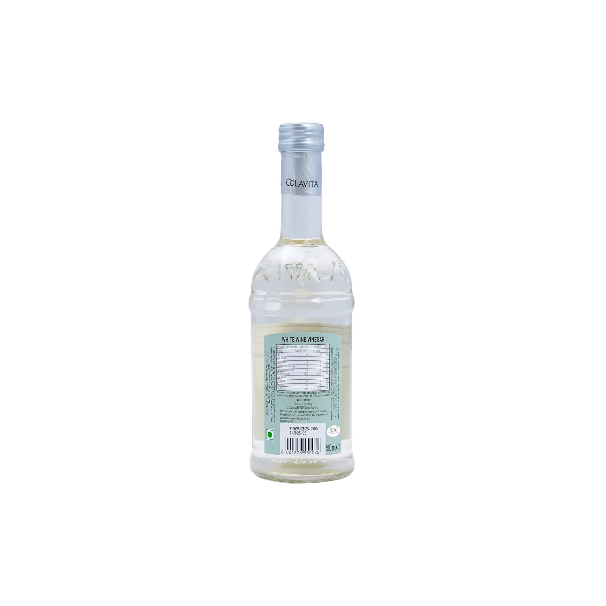 Premium Italian White Wine Vinegar for salad dressing