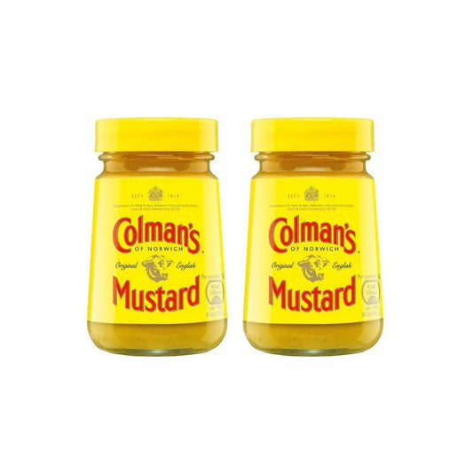 Colman's Mustard Glass Jar 100g (PACK OF 2)