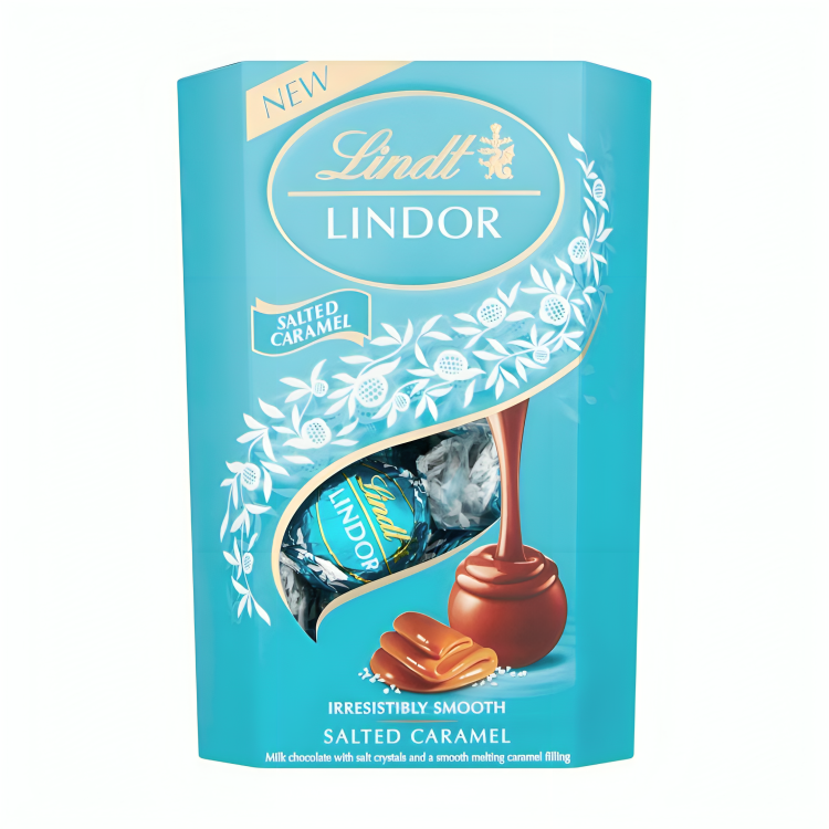 Buy Lindt Lindor Milk Chocolate Salted Caramel Chocolate , 200g | Luckystore.in