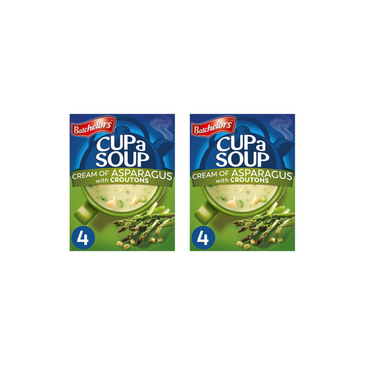 Cup a Soup Cream of Asparagus with Croutons, 117g (Pack of 2)