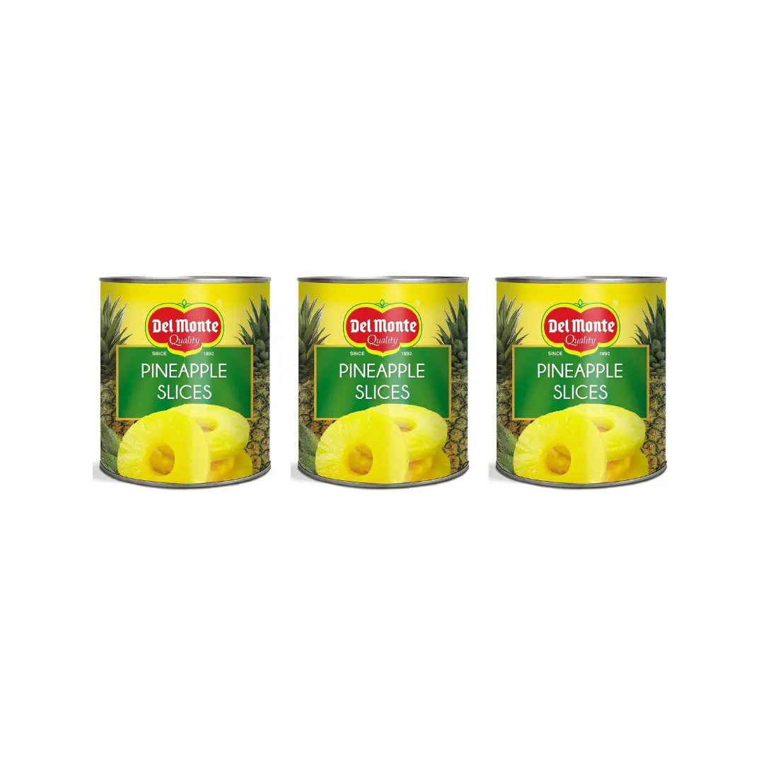 Del Monte Pineapple Slices, 836g (Pack of 3)