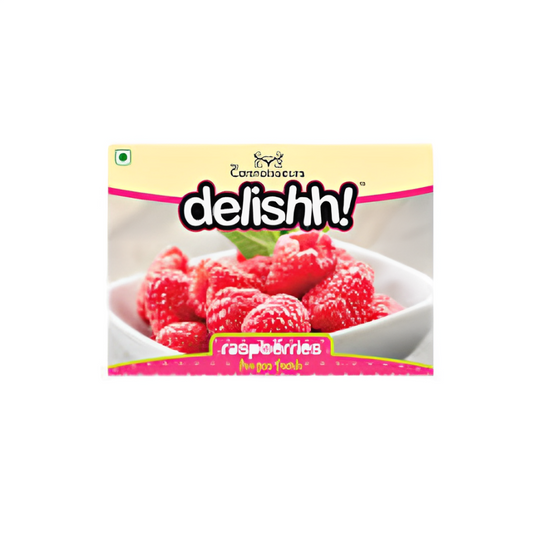 Delishh Frozen Fresh Raspberries Imported 500gm