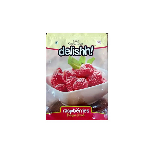 Delishh Raspberries Frozen Fresh 1kg