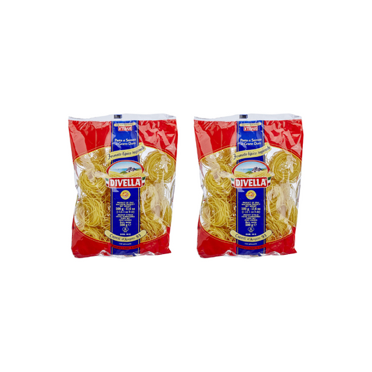 Divella Capelli d' Angelo 93 Pasta 500g (Pack of 2)