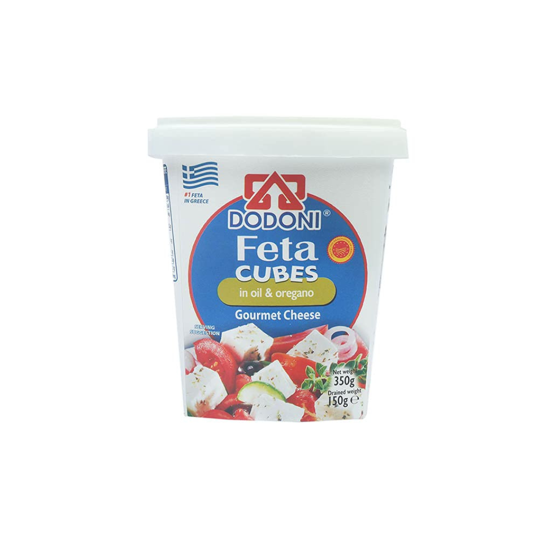 Dodoni Feta Cubes in Oil & Oregano 150g