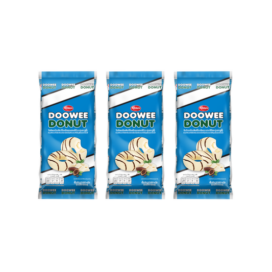 Donut Coated White With Milky Flavored 336g (Pack of 3)