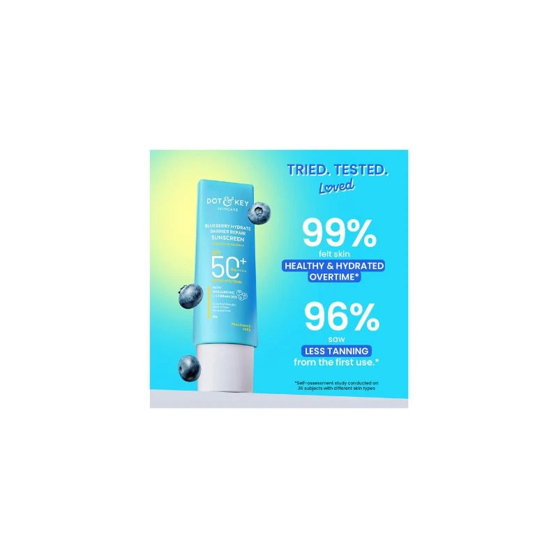 Dot & Key Blueberry Hydrate Barrier Repair Sunscreen Spf 50+, 50g