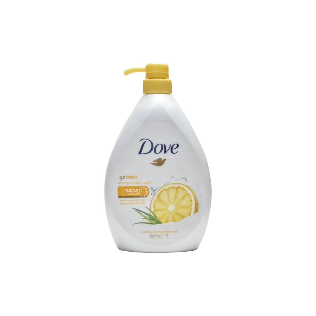 Dove Go Fresh Energize Body Wash Liter – Grapefruit and Lemongrass Scent