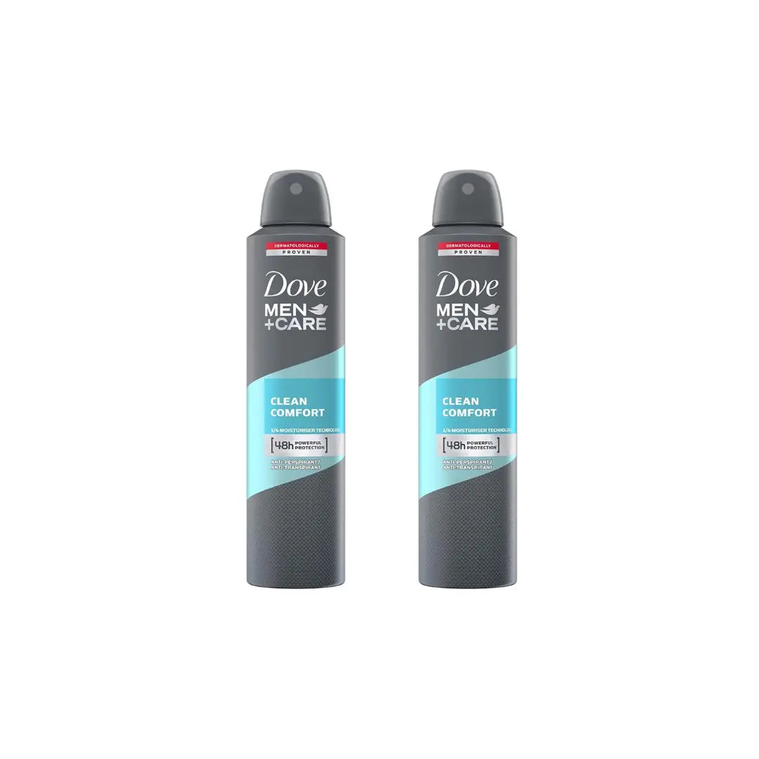 Dove Men+Care Clean Comfort Dry Spray Antiperspirant Deodorant 250ml