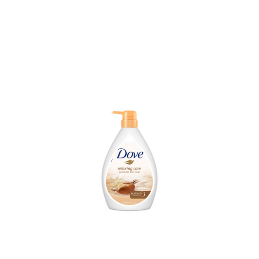 Dove Relaxing Shea Butter Body Wash with Vanilla Pump Bottle, 1L
