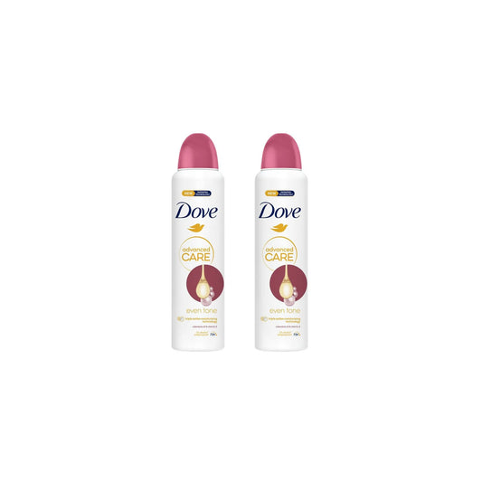 Dove for Women Advanced Care Deodorant Even Tone 150ml (Pack of 2)