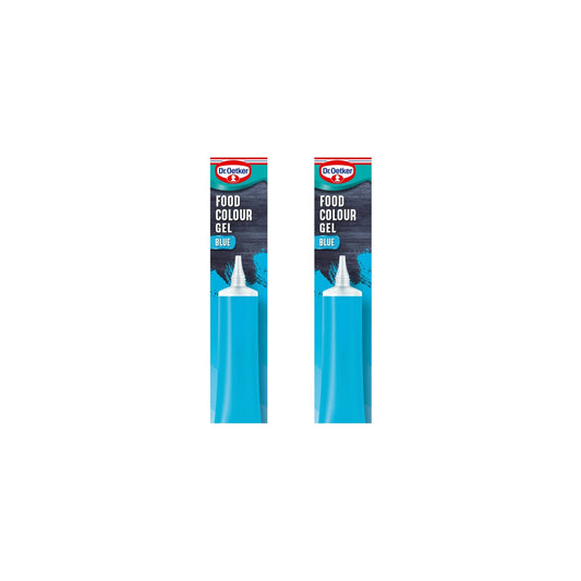 Dr. Oetker Food Colour Gel - Pack of 2 (15g, Blue)