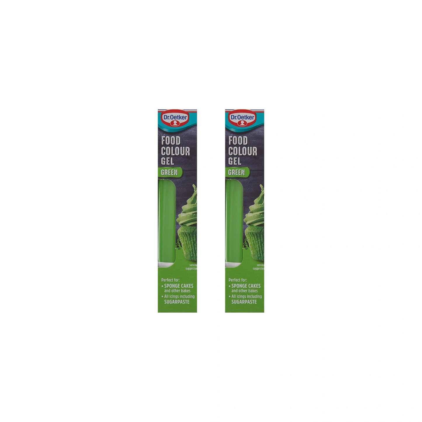 Dr. Oetker Food Colour Gel Green, 15g (Pack of 2)