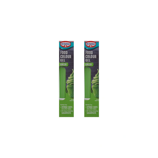 Dr. Oetker Food Colour Gel Green, 15g (Pack of 2)