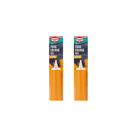 Dr Oetker Food Colour Gel Orange, 15g (Pack of 2)