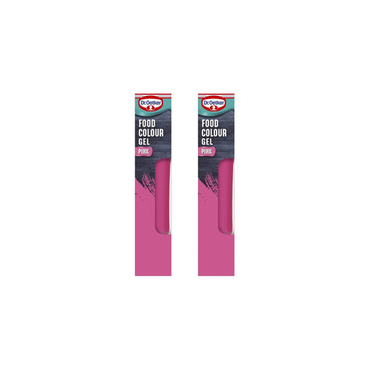 Dr Oetker Food Colour Gel Pink, 15g (Pack of 2)