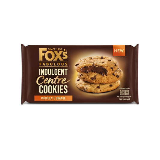 Buy Fox's Fabulous Indulgent Centre Cookies Chocolate Orange