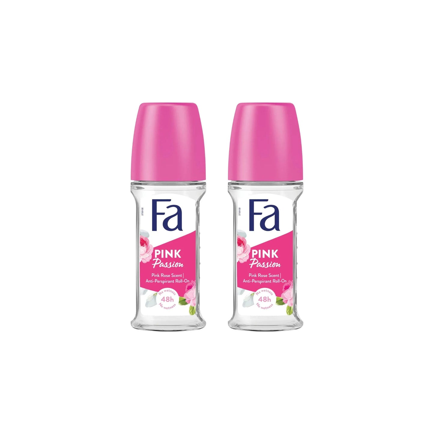 Fa Deodorant Roll-On Pink Passion Floral Fragrance 50ml (Pack of 2)