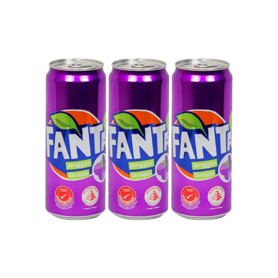 Fanta Grape Flavoured Drink 320 ml (Pack of 3) imported