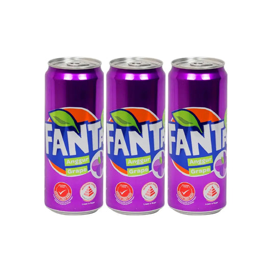 Fanta Grape Flavoured Drink 320 ml (Pack of 3) imported