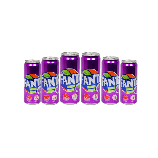 Fanta Grape Flavoured Drink, 320 ml (imported)- (Pack of 6)