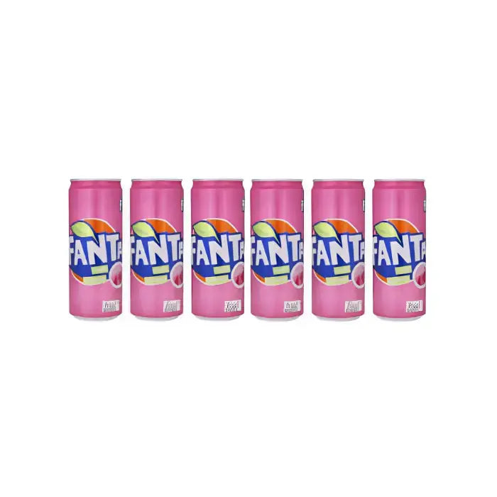 Fanta Lychee – 320ml Cans (Pack of 6)