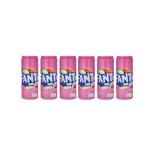Fanta Lychee – 320ml Cans (Pack of 6)
