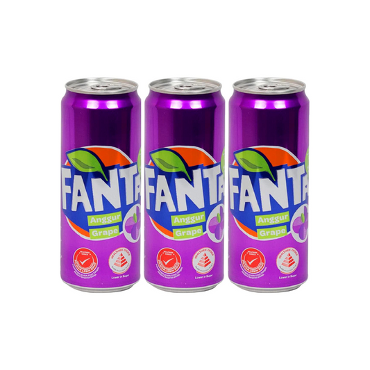 Fanta Grape Flavoured Drink 320 ml (Pack of 3) imported