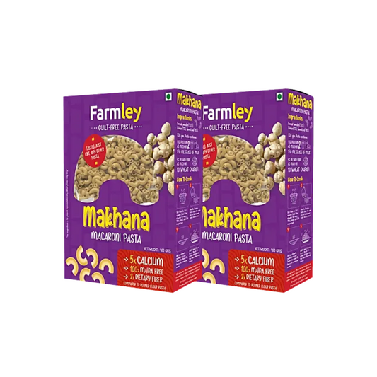 Farmley Makhana Macaroni Pasta, 400g (Pack of 2)