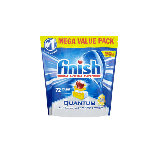 Finish Quantum Max Dishwasher Tablets Lemon 72 Tabs (Imported)
