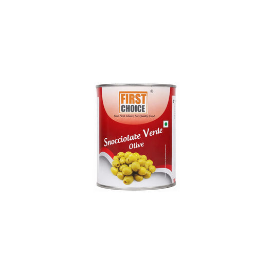 First Choice Snocciolate Verde Olive – Pitted Green Olives Tin 3kg