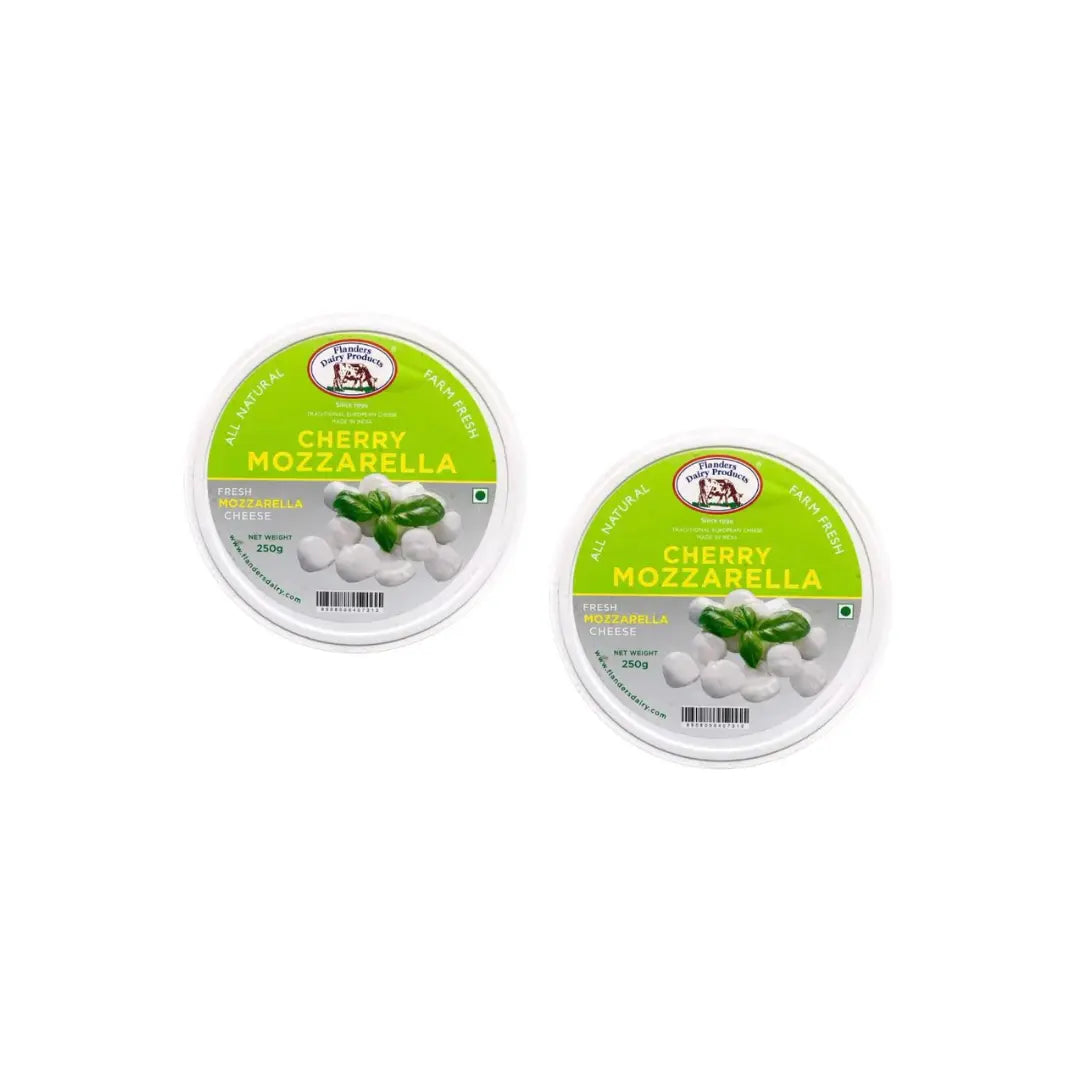 Flanders Dairy Cherry Mozzarella 250g (Pack of 2)