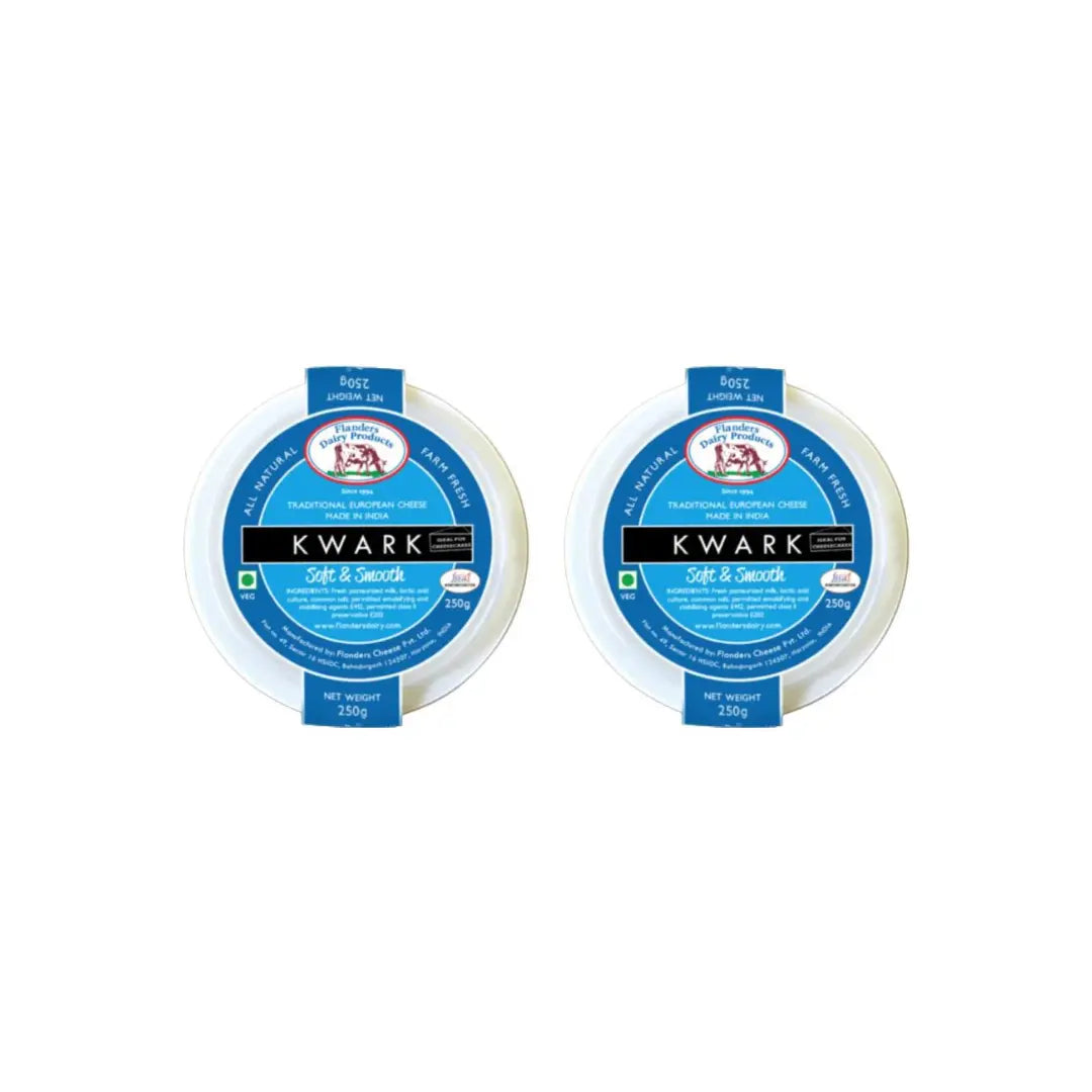 Flanders Kwark Cheese 250g (Pack of 2)