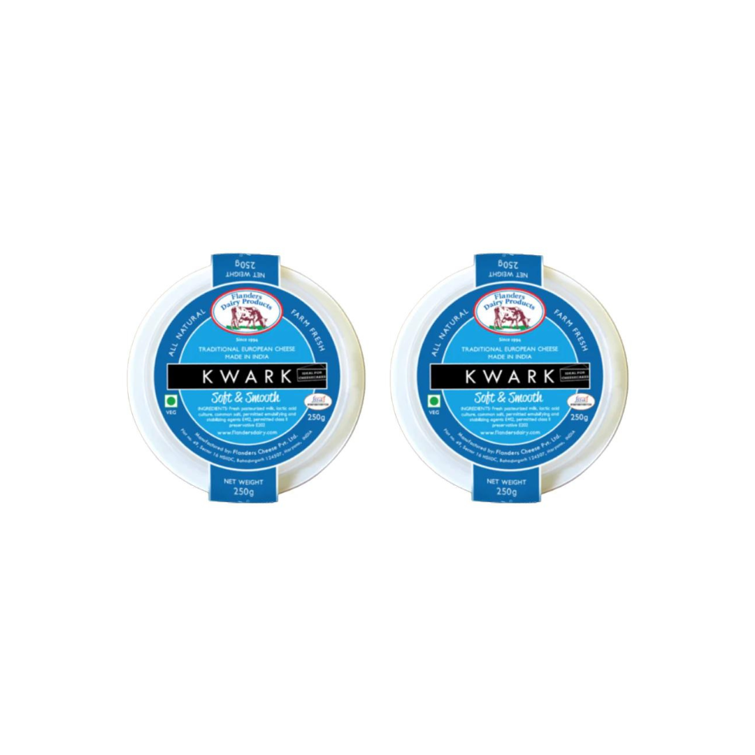 Flanders Kwark Cheese 250g (Pack of 2)