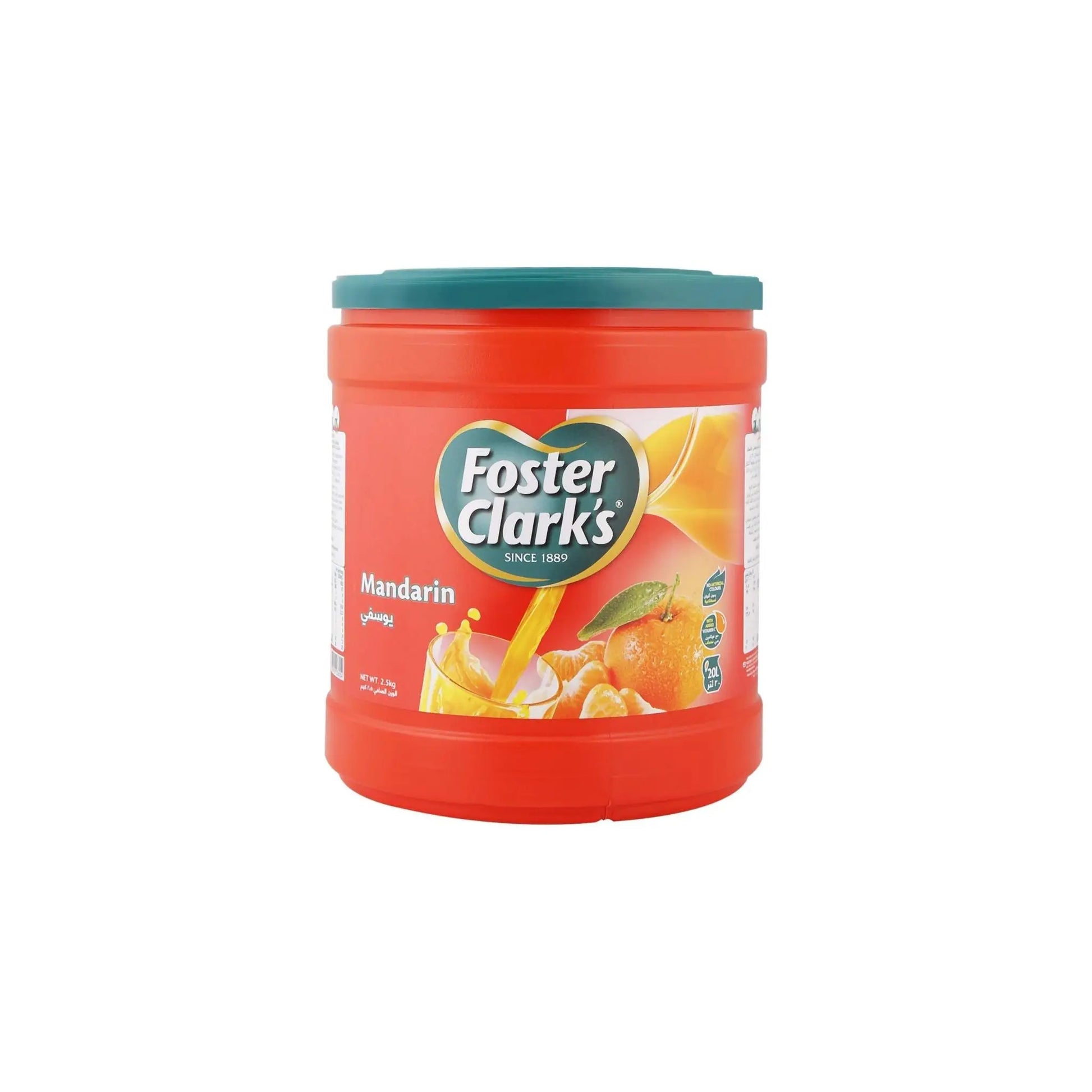 Foster Clark Mandarin Flavored Powder Drink 1.92kg Tub - Makes 18L Luckystore