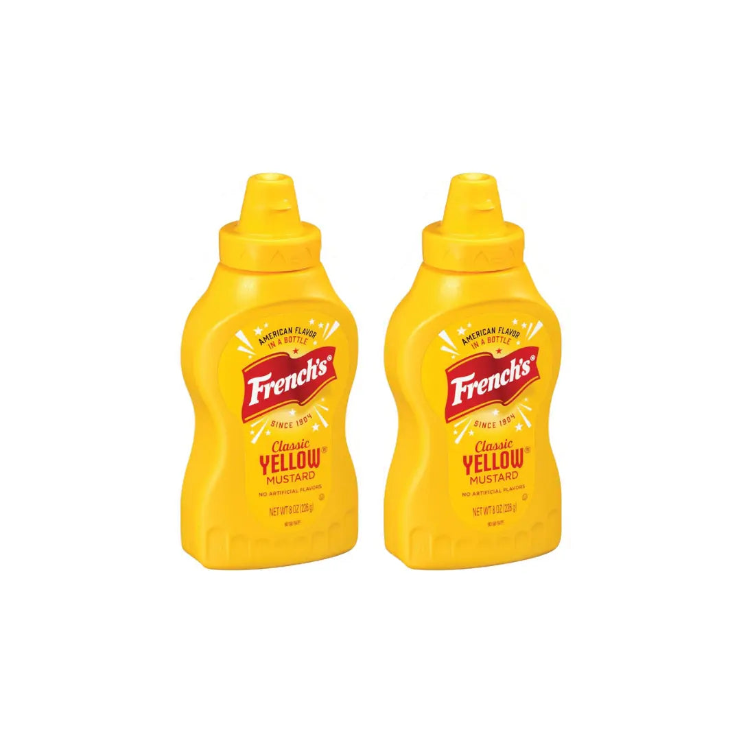 French's Classic Yellow Mustard 226gm (Pack of 2)