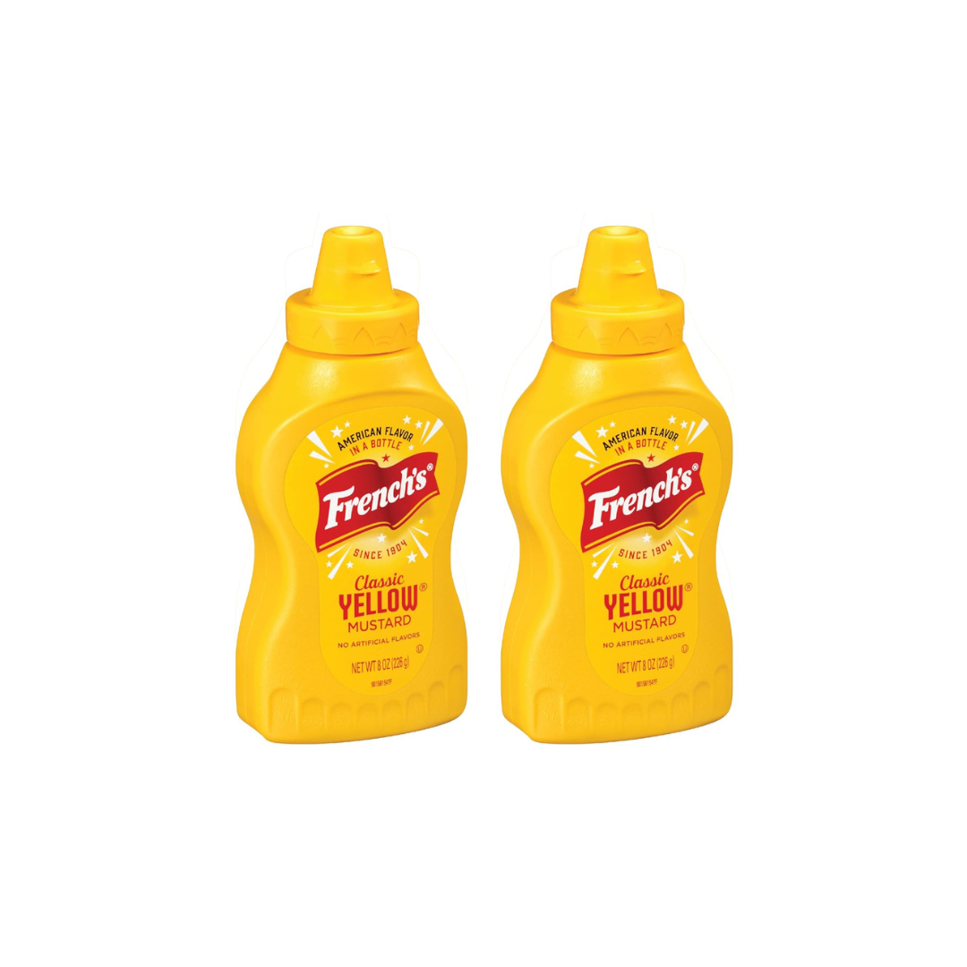 French's Classic Yellow Mustard 226gm (Pack of 2)