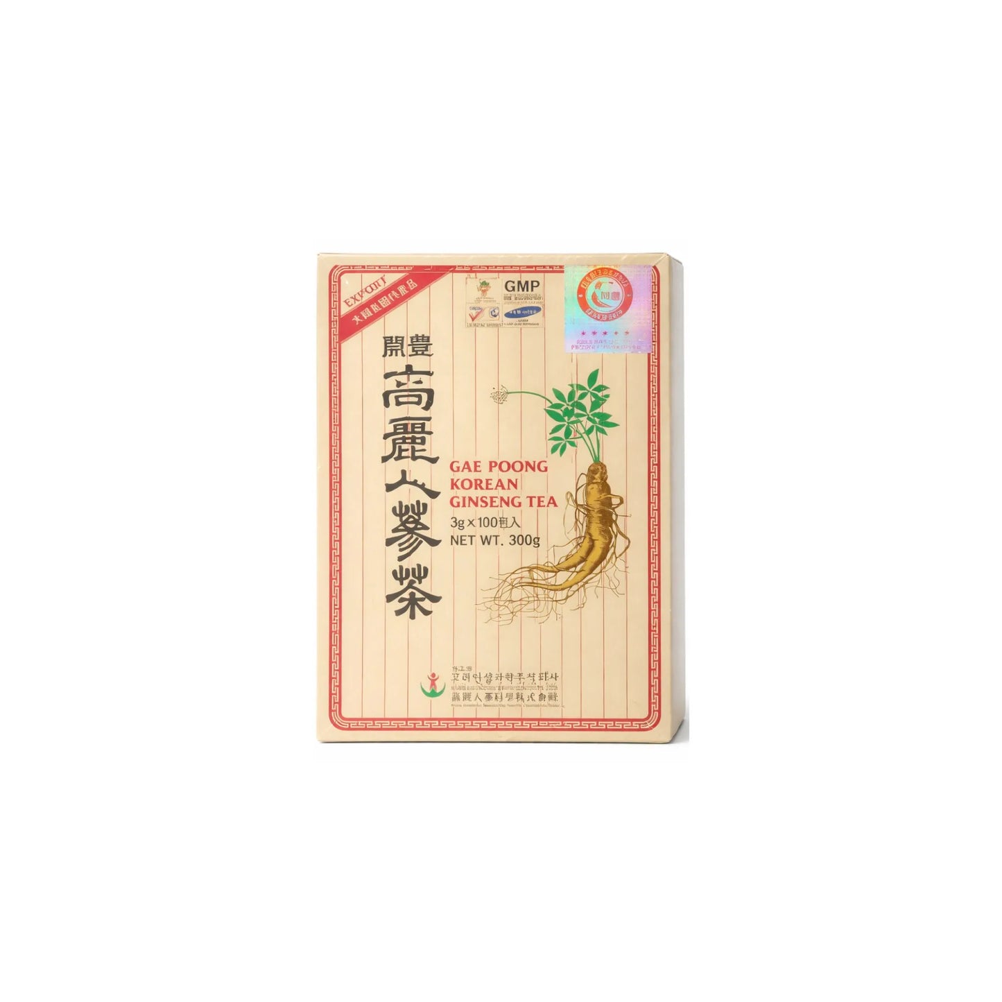 Gae Poong Korean Ginseng Tea 300g – Premium Korean Herbal Tea