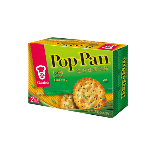 Garden Pop-Pan Spring Onion Crackers 200g