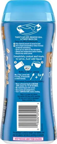Gerber 1st Foods Cereal for Baby Grain & Grow Multigrain, Whole Grain, 8 oz( 227 g)